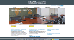 Desktop Screenshot of bignamiassociati.com